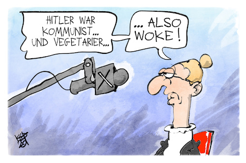 Cartoon: Musk und Weidel (medium) by Kostas Koufogiorgos tagged karikatur,koufogiorgos,musk,weidel,woke,hitler,karikatur,koufogiorgos,musk,weidel,woke,hitler