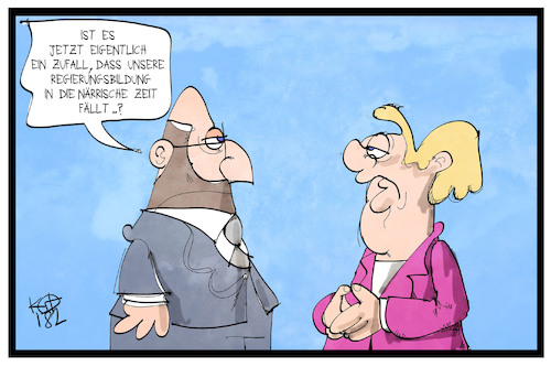 Cartoon: Närrische Regierungsbildung (medium) by Kostas Koufogiorgos tagged karikatur,koufogiorgos,illustration,cartoon,närrisch,narren,karneval,fasching,fastnacht,merkel,schulz,regierungsbildung,groko,politik,demokratie,karikatur,koufogiorgos,illustration,cartoon,närrisch,narren,karneval,fasching,fastnacht,merkel,schulz,regierungsbildung,groko,politik,demokratie