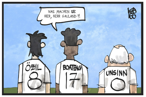 Cartoon: Nullnummer Gauland (medium) by Kostas Koufogiorgos tagged karikatur,koufogiorgos,illustration,cartoon,gauland,afd,özil,boateng,fussball,nationalteam,dfb,nationalelf,sport,rassismus,spieler,em,nationalmannschaft,karikatur,koufogiorgos,illustration,cartoon,gauland,afd,özil,boateng,fussball,nationalteam,dfb,nationalelf,sport,rassismus,spieler,em,nationalmannschaft