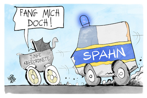 Cartoon: Rentenpaket (medium) by Kostas Koufogiorgos tagged karikatur,koufogiorgos,junge,abgeordnete,cdu,spahn,jagd,fangen,rentenpaket,abweichler,karikatur,koufogiorgos,junge,abgeordnete,cdu,spahn,jagd,fangen,rentenpaket,abweichler