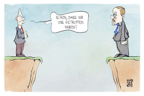 Scholz und Erdogan begegnen sich