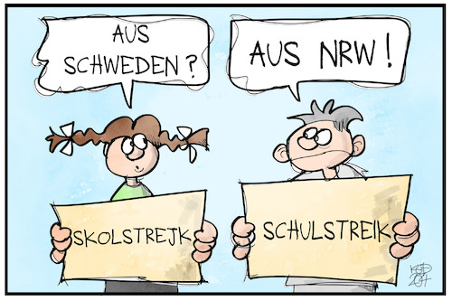 Cartoon: Schulboykott (medium) by Kostas Koufogiorgos tagged karikatur,koufogiorgos,illustration,cartoon,schule,schulboykott,greta,thunberg,klima,streik,nrw,corona,pandemie,bildung,abitur,abschluss,prüfung,karikatur,koufogiorgos,illustration,cartoon,schule,schulboykott,greta,thunberg,klima,streik,nrw,corona,pandemie,bildung,abitur,abschluss,prüfung