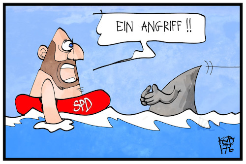 Schulz und Merkel