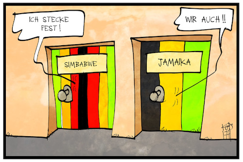 Simbabwe und Jamaika