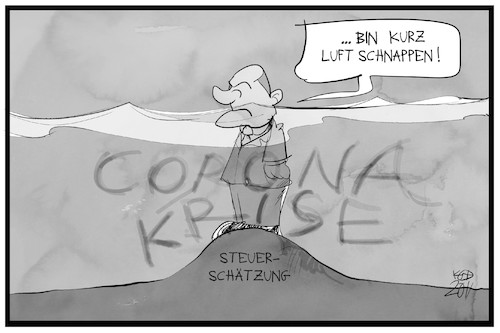 Cartoon: Steuereinnahmen (medium) by Kostas Koufogiorgos tagged karikatur,koufogiorgos,illustration,cartoon,steuerschätzung,luft,verbesserung,scholz,einnahmen,haushalt,corona,karikatur,koufogiorgos,illustration,cartoon,steuerschätzung,luft,verbesserung,scholz,einnahmen,haushalt,corona