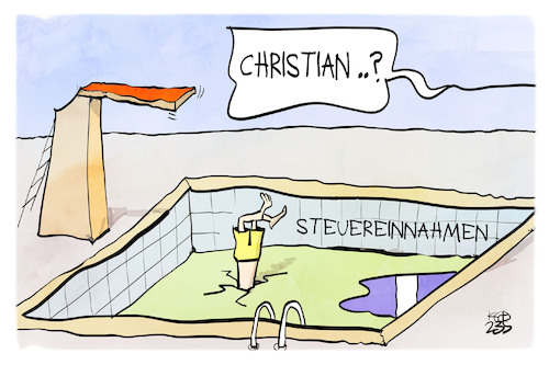 Cartoon: Steuereinnahmen (medium) by Kostas Koufogiorgos tagged koufogiorgos,karikatur,steuereinnahmen,lindner,schwimmbad,swimming,pool,wasser,steuern,finanzminister,koufogiorgos,karikatur,steuereinnahmen,lindner,schwimmbad,swimming,pool,wasser,steuern,finanzminister