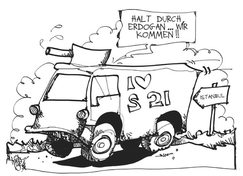 Cartoon: Stuttgart 21 ist überall (medium) by Kostas Koufogiorgos tagged istanbul,stuttgart,21,parkschützer,wasserwerfer,demonstration,gewalt,regierung,erdogan,karikatur,koufogiorgos,istanbul,stuttgart,21,parkschützer,wasserwerfer,demonstration,gewalt,regierung,erdogan,karikatur,koufogiorgos