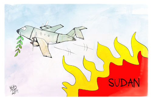 Cartoon: Sudan (medium) by Kostas Koufogiorgos tagged karikatur,koufogiorgos,sudan,frieden,krieg,konflikt,karikatur,koufogiorgos,sudan,frieden,krieg,konflikt
