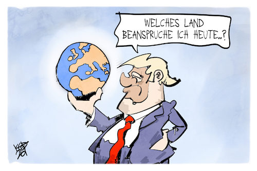Cartoon: Trumps Imperialismus (medium) by Kostas Koufogiorgos tagged karikatur,koufogiorgos,trump,erde,globus,imperialismus,karikatur,koufogiorgos,trump,erde,globus,imperialismus