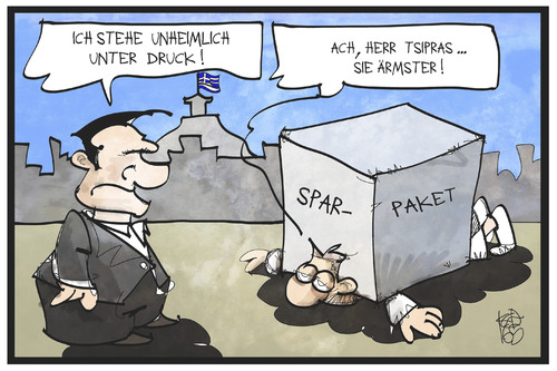 Tsipras unter Druck