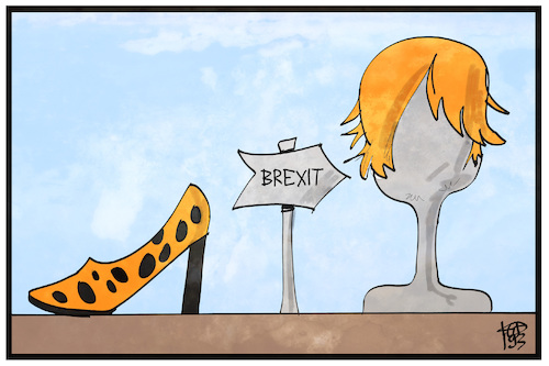 Cartoon: Weg zum Brexit (medium) by Kostas Koufogiorgos tagged karikatur,koufogiorgos,illustration,cartoon,brexit,johnson,may,uk,grossbritannien,weg,eu,europa,karikatur,koufogiorgos,illustration,cartoon,brexit,johnson,may,uk,grossbritannien,weg,eu,europa