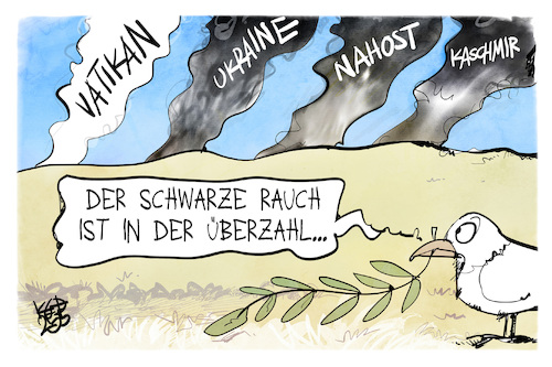 Weißer und schwarzer Rauch Weißer und schwarzer Rauch