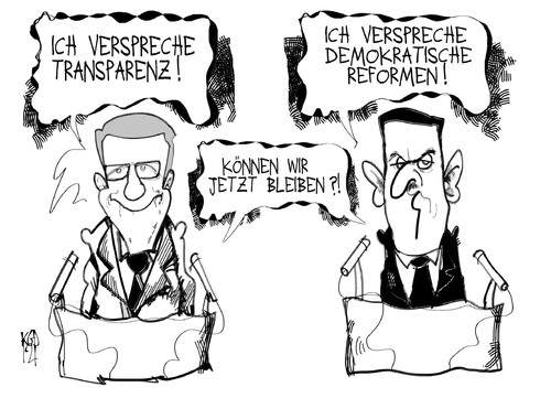 Wulff und Assad bleiben