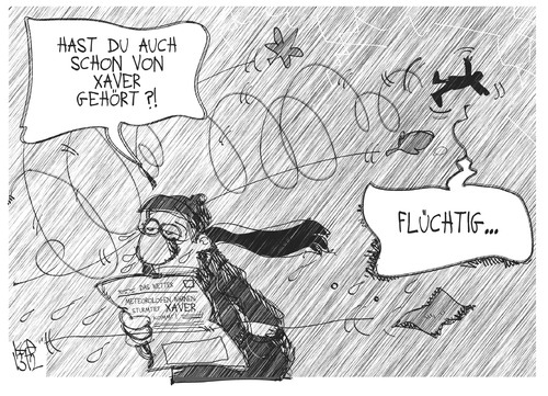 Cartoon: Xaver (medium) by Kostas Koufogiorgos tagged xaver,orkan,sturm,wetter,klima,karikatur,koufogiorgos,xaver,orkan,sturm,wetter,klima,karikatur,koufogiorgos