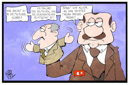 Yildirim in Deutschland