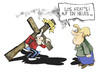 Cartoon: 2013 (small) by Kostas Koufogiorgos tagged merkel,neujahr,ansprache,kreuz,michel,2013,wirtschaft,krise,deutschland,karikatur,kostas,koufogiorgos