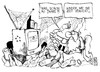 Cartoon: 50 Jahre Bundesliga (small) by Kostas Koufogiorgos tagged bundesliga,fussball,jubiläum,50,michel,sportschau,fernseher,sport,karikatur,kostas,koufogiorgos