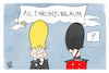 Cartoon: 70. Thronjubiläum (small) by Kostas Koufogiorgos tagged karikatur,koufogiorgos,johnson,queen,wache,thronjubiläum,uk,großbritannien,guard