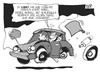 Cartoon: ADAC (small) by Kostas Koufogiorgos tagged adac,engel,auto,panne,verkehr,preis,auszeichnung,automobilclub,manipulation,betrug,karikatur,illustration,cartoon,koufogiorgos