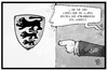 Cartoon: AfD Baden Württemberg (small) by Kostas Koufogiorgos tagged karikatur,koufogiorgos,illustration,cartoon,afd,baden,wuerttemberg,wappen,löwen,afrika,afrikanisierung,fremd,ausländerfeindlich,politik