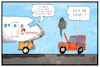 Cartoon: Air Berlin (small) by Kostas Koufogiorgos tagged air,berlin,diesel,dieselgate,staat,hilfe,geld,unterstützung,schrott,wirtschaft,steuergeld,abgasskandal