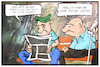 Cartoon: Altersarmut (small) by Kostas Koufogiorgos tagged karikatur,koufogiorgos,illustration,cartoon,alter,altersarmut,rente,zeitung,kaufkraft,altersversorgung,rentner