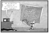 Cartoon: Amazon (small) by Kostas Koufogiorgos tagged karikatur,koufogiorgos,illustration,cartoon,amazon,kinderarbeit,wirtschaft,ethik,online,shopping,marke