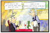 Cartoon: App statt Bargeld (small) by Kostas Koufogiorgos tagged karikatur,koufogiorgos,illustration,cartoon,bezahlen,app,geld,sparkasse,wirtschaft,restaurant,kunde
