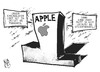 Cartoon: Apple im Paradies (small) by Kostas Koufogiorgos tagged apple,steuern,paradies,steve,jobs,betrug,computer,mac,profit,karikatur,wirtschaft,koufogiorgos