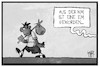 Cartoon: Aus WM wird EM (small) by Kostas Koufogiorgos tagged karikatur,koufogiorgos,illustration,cartoon,wm,em,weltmeisterschaft,sport,fussball,brasilien,niederlage,fifa