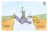 Cartoon: Bahnstreik (small) by Kostas Koufogiorgos tagged karikatur,koufogiorgos,bahn,bahnstreik,reisender,fahrgast,schiene,lang