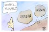 Cartoon: Bayern und Hessen (small) by Kostas Koufogiorgos tagged karikatur,koufogiorgos,scholz,doppelwumms,bayern,hessen,landtagswahl,fels