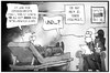 Cartoon: Betreuungsgeld (small) by Kostas Koufogiorgos tagged karikatur,koufogiorgos,illustration,cartoon,betreuungsgeld,herdprämie,kläger,beklagter,psychiater,psychologe,bundesverfassungsgericht,bvg,politik