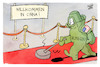 Cartoon: Blinken in China (small) by Kostas Koufogiorgos tagged karikatur,koufogiorgos,china,blinken,mine,vermint,usa
