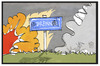 Cartoon: Brenner (small) by Kostas Koufogiorgos tagged karikatur,koufogiorgos,illustration,cartoon,brenner,protest,demonstrantion,oesterreich,grenze,grenzschliessung,flüchtlingspolitik