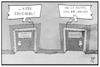 Cartoon: Bund und Länder (small) by Kostas Koufogiorgos tagged karikatur,koufogiorgos,illustration,cartoon,bund,laender,usa,wahl,demokratie,ergebnis,einigung,langsamkeit