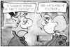 Cartoon: Carles Puigdemont (small) by Kostas Koufogiorgos tagged karikatur,koufogiorgos,illustration,cartoon,puigdemont,katalonien,flensburg,punkte,festnahme,verhaftung,europol,mann,frau
