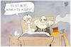 Cartoon: CDU und AfD (small) by Kostas Koufogiorgos tagged karikatur,koufogiorgos,merz,cdu,afd,bett
