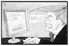 Cartoon: Change your Password Day (small) by Kostas Koufogiorgos tagged karikatur koufogiorgos illustration cartoon it sicherheit passwort trump usa demokratie pc computer präsident