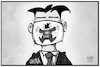 Cartoon: China und Hongkong (small) by Kostas Koufogiorgos tagged karikatur,koufogiorgos,illustration,cartoon,china,hongkong,restriktion,maske,volkskongress,sicherheitsgesetz,eingeengt