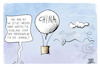 Cartoon: Chinas Pläne (small) by Kostas Koufogiorgos tagged karikatur,koufogiorgos,ballon,china,friedensplan,waffen,russland,ukraine