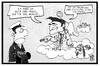 Cartoon: Columbos Stimme (small) by Kostas Koufogiorgos tagged karikatur,koufogiorgos,illustration,cartoon,uwe,friedrichsen,peter,falk,columbo,wolke,tod,serie,fernsehen,lieutenant,synchron,stimme,sprecher,kult