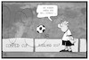 Cartoon: Confed Cup 2017 (small) by Kostas Koufogiorgos tagged karikatur,koufogiorgos,illustration,cartoon,confed,cup,fussball,sport,russland,hacker,manipulation,ball,turnier
