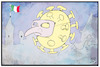 Cartoon: Corona in Italien (small) by Kostas Koufogiorgos tagged karikatur,koufogiorgos,illustration,cartoon,corona,italien,karneval,venedig,virus,gesundheit,krankheit