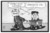 Cartoon: Davutoglu steigt aus (small) by Kostas Koufogiorgos tagged karikatur,koufogiorgos,illustration,cartoon,davutoglu,erdogan,vatertag,bollerwagen,tuerkei,ministerpraesident,ruecktritt,kampf