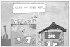 Cartoon: Der Niedergang der Bremer SPD (small) by Kostas Koufogiorgos tagged karikatur,koufogiorgos,illustration,cartoon,bremen,wahl,senat,borgward,auto,fabrik,historisch