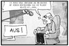 Cartoon: Der Rentengewinner (small) by Kostas Koufogiorgos tagged karikatur,koufogiorgos,illustration,cartoon,rente,rentenerhöhung,lottogewinner,loriot,erwin,lindemann,rentner,geld,interview,fernsehen