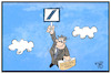 Cartoon: Deutsche Bank (small) by Kostas Koufogiorgos tagged karikatur,koufogiorgos,illustration,cartoon,stellenabbau,deutsche,bank,arbeit,job,soziales,wirtschaft