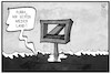 Cartoon: Deutsche Bank (small) by Kostas Koufogiorgos tagged karikatur,koufogiorgos,illustration,cartoon,deutsche,bank,gewinn,wirtschaft,meer,land,sinken,wasser,geschäft,bilanz,zahlen,geldhaus