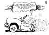 Cartoon: Die zwei Europas (small) by Kostas Koufogiorgos tagged merkel,europa,auto,geschwindigkeit,eu,europäische,union,euro,schulden,krise,karikatur,kostas,koufogiorgos
